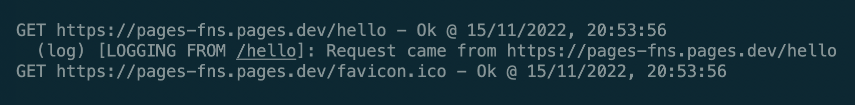 Image of custom logs in dashboard